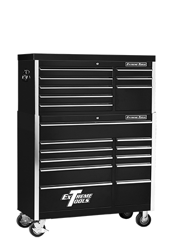 (image for) Extreme Tools® 41" 8 Drawer Top Chest/11 Drawer Roller Cabinet Combo
