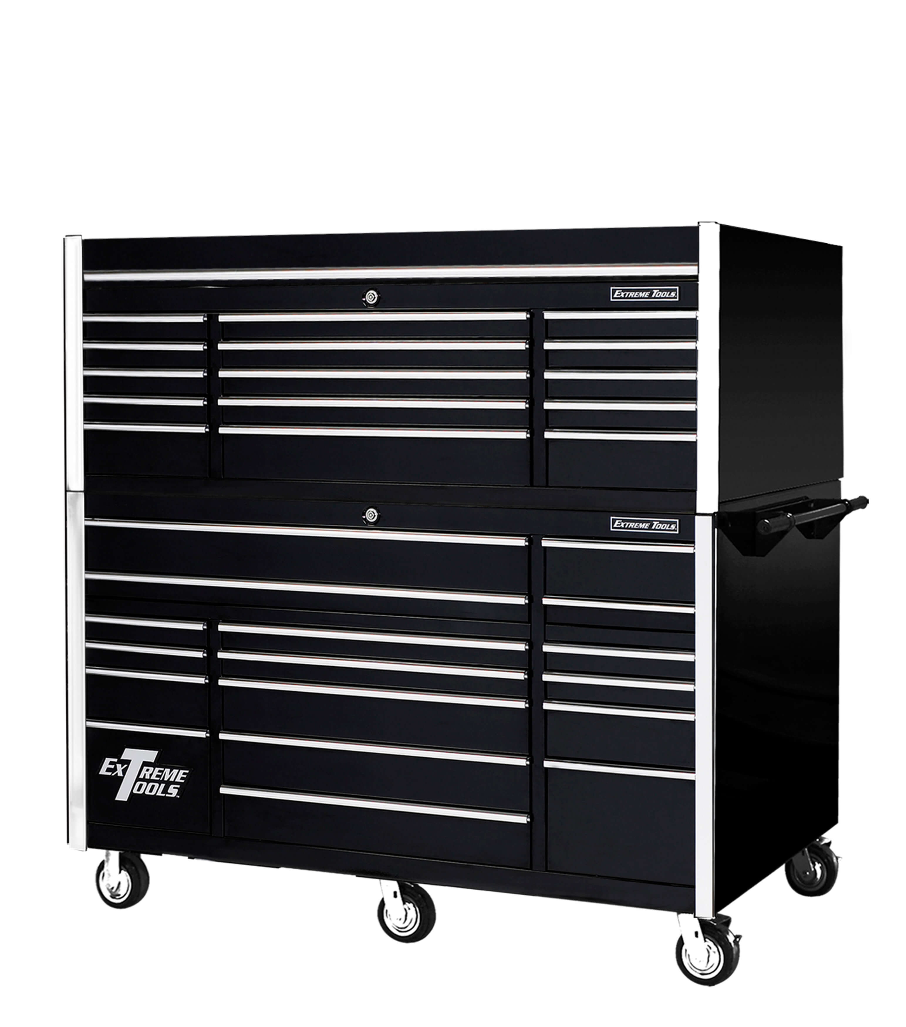 Extreme Tools® 72" 15 Drawer Triple Bank Professional Top Chest