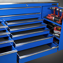 Extreme Tools ® 76" 12 Drawer Professional Roller Cabinet