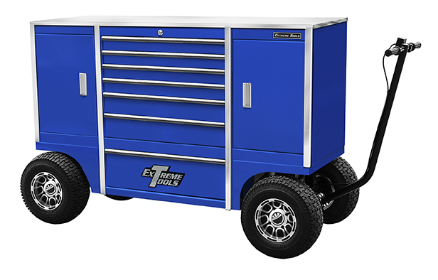 Extreme Tools® 70" 7 Drawer / 2 Compartment Pit Box