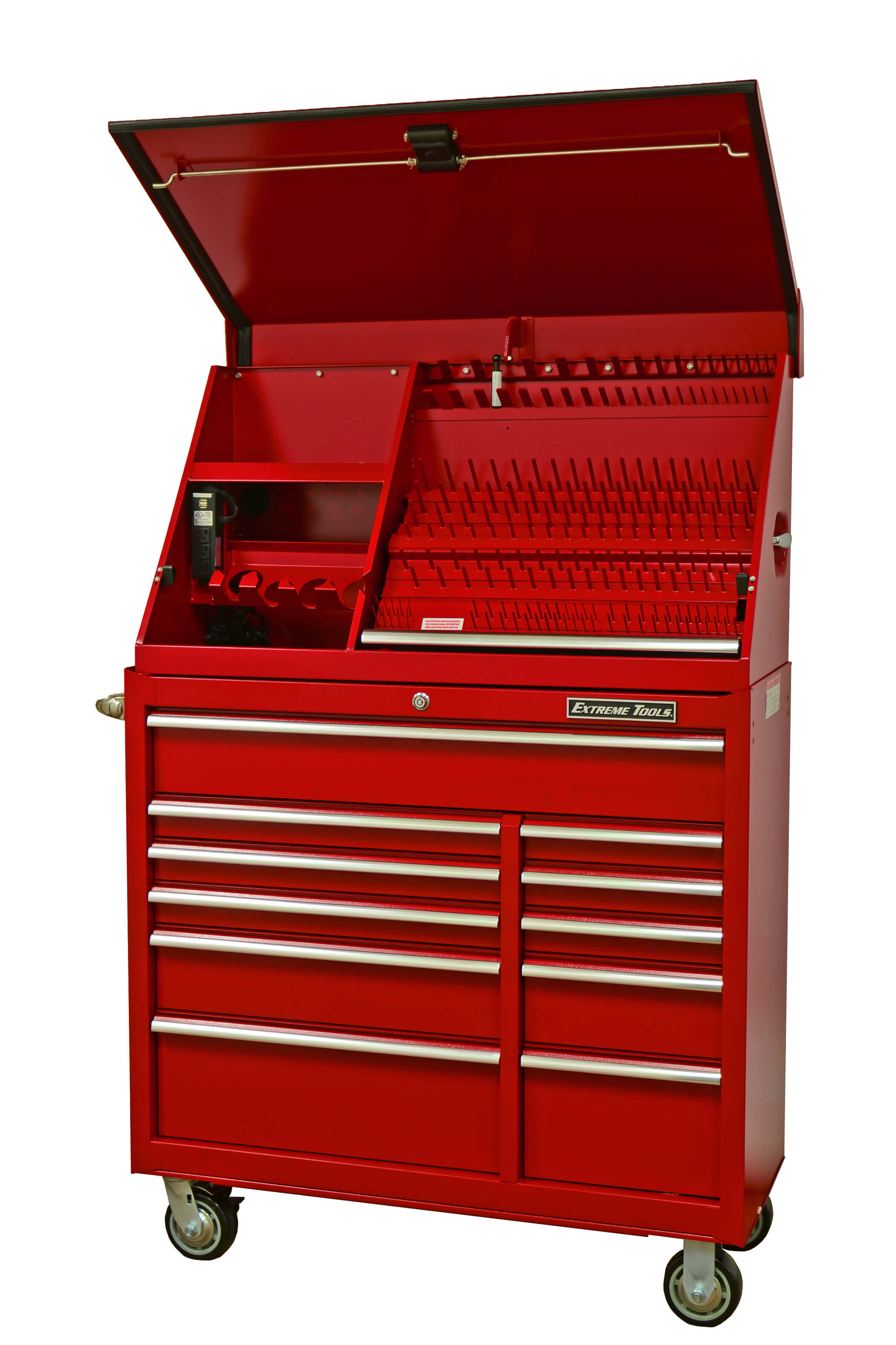 Extreme Tools® 41 inch Extreme Portable Workstation®/11 Drawer Roller Cabinet Combo