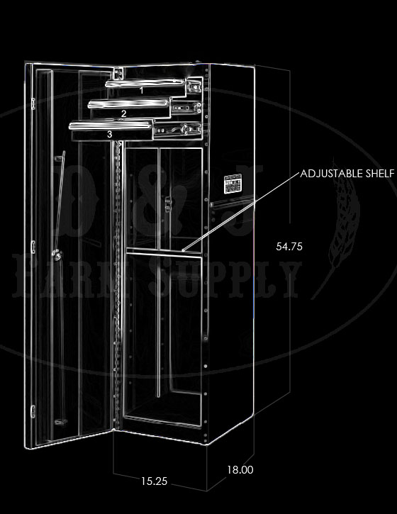 EXTREME TOOLS® 16 inch SIDE CABINET FOR EX 56 inch OR 41 inch SERIES