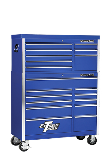 (image for) Extreme Tools® 41" 8 Drawer Top Chest/11 Drawer Roller Cabinet Combo - Click Image to Close