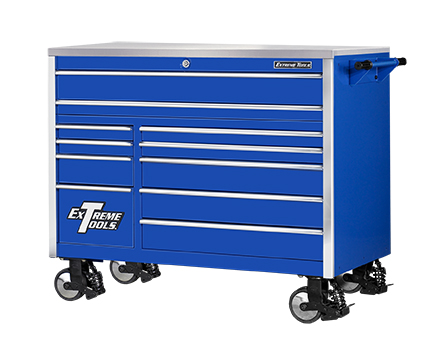 Extreme Tools® 55” 11 Drawer Professional Roller Cabinet