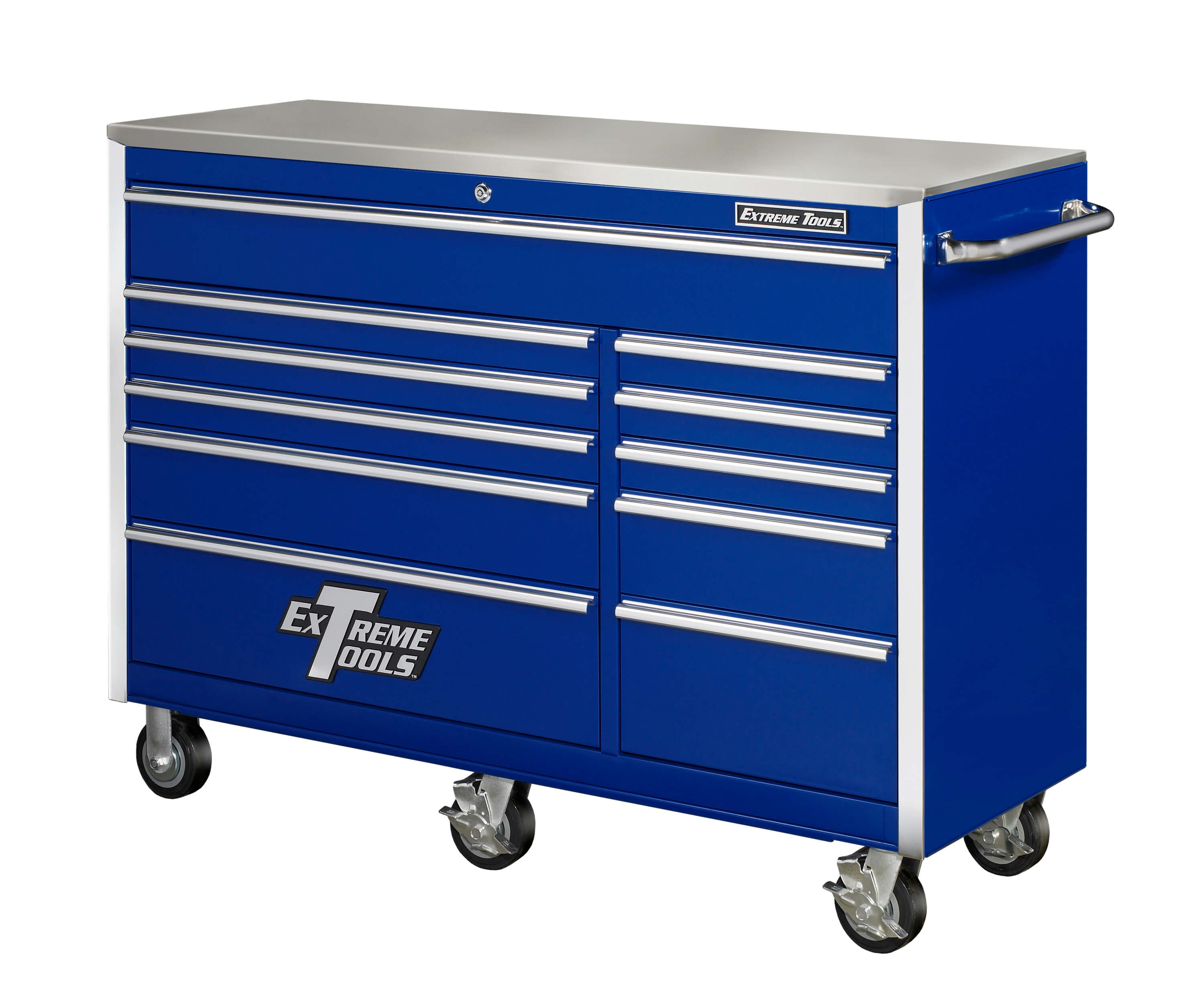 Extreme Tools® 56" 11 Drawer Standard Roller Cabinet