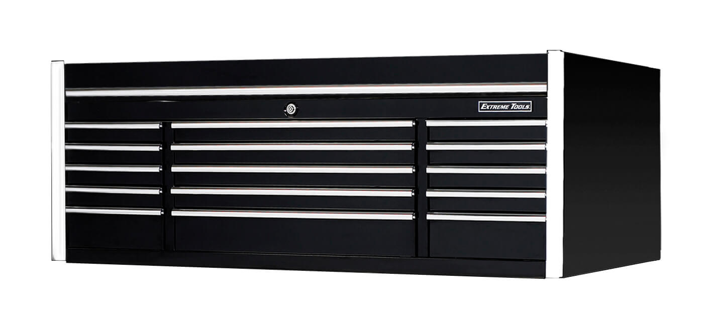 (image for) Extreme Tools® 72" 15 Drawer Triple Bank Professional Top Chest - Click Image to Close