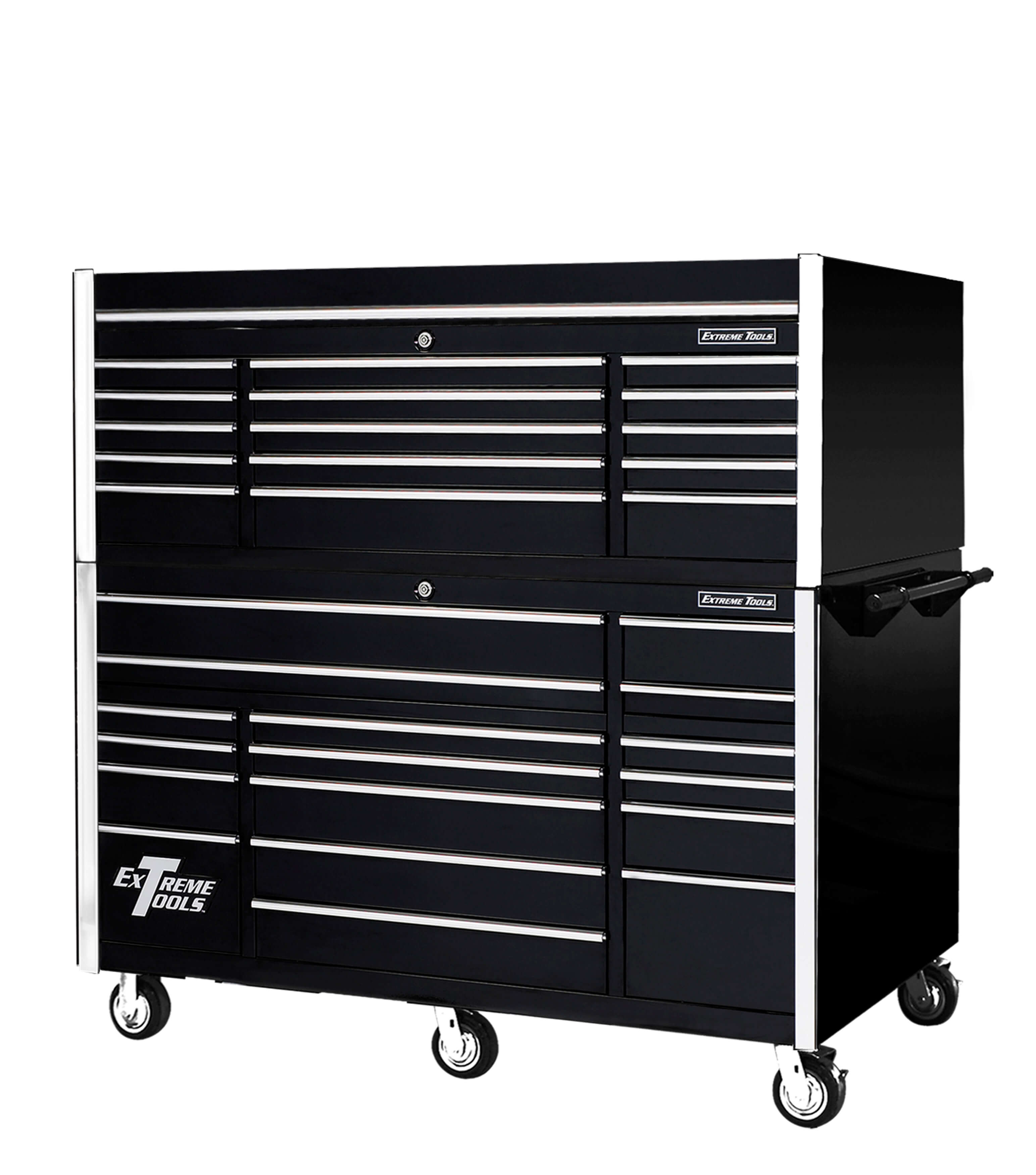 (image for) Extreme Tools® 72" 15 Drawer Triple Bank Professional Top Chest - Click Image to Close