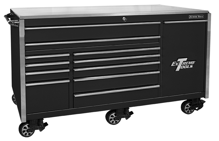 (image for) Extreme Tools ® 76" 12 Drawer Professional Roller Cabinet