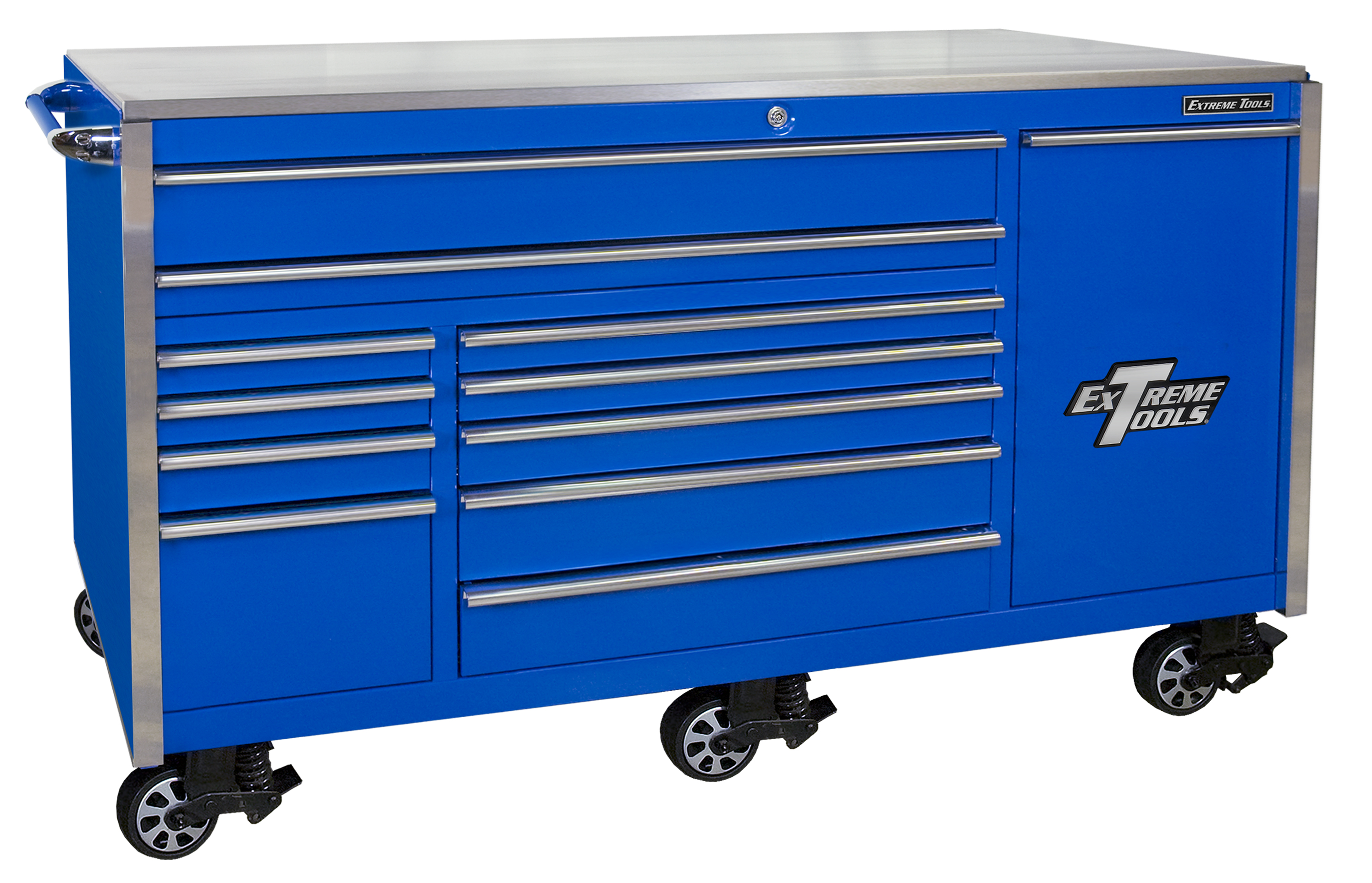 (image for) Extreme Tools ® 76" 12 Drawer Professional Roller Cabinet - Click Image to Close