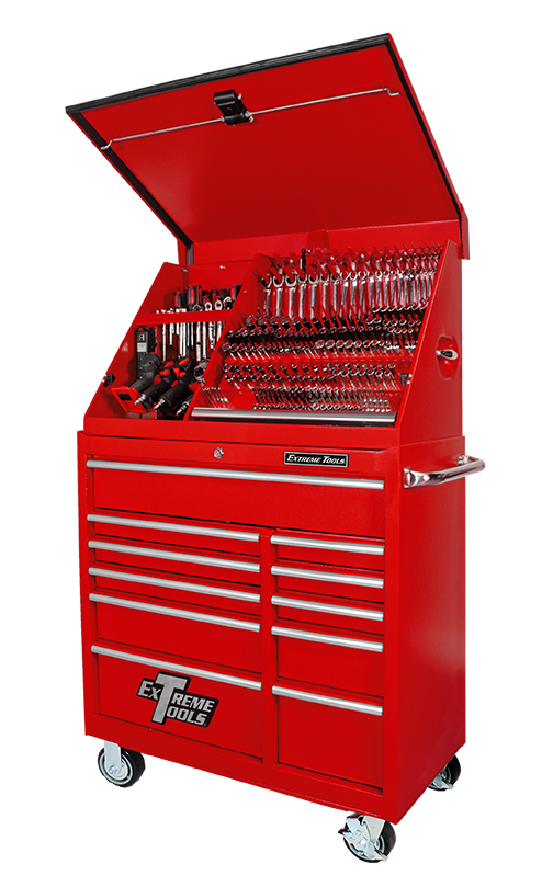 (image for) Extreme Tools® 41" Extreme Portable Workstation®/11 Drawer Roller Cabinet Combo - Click Image to Close