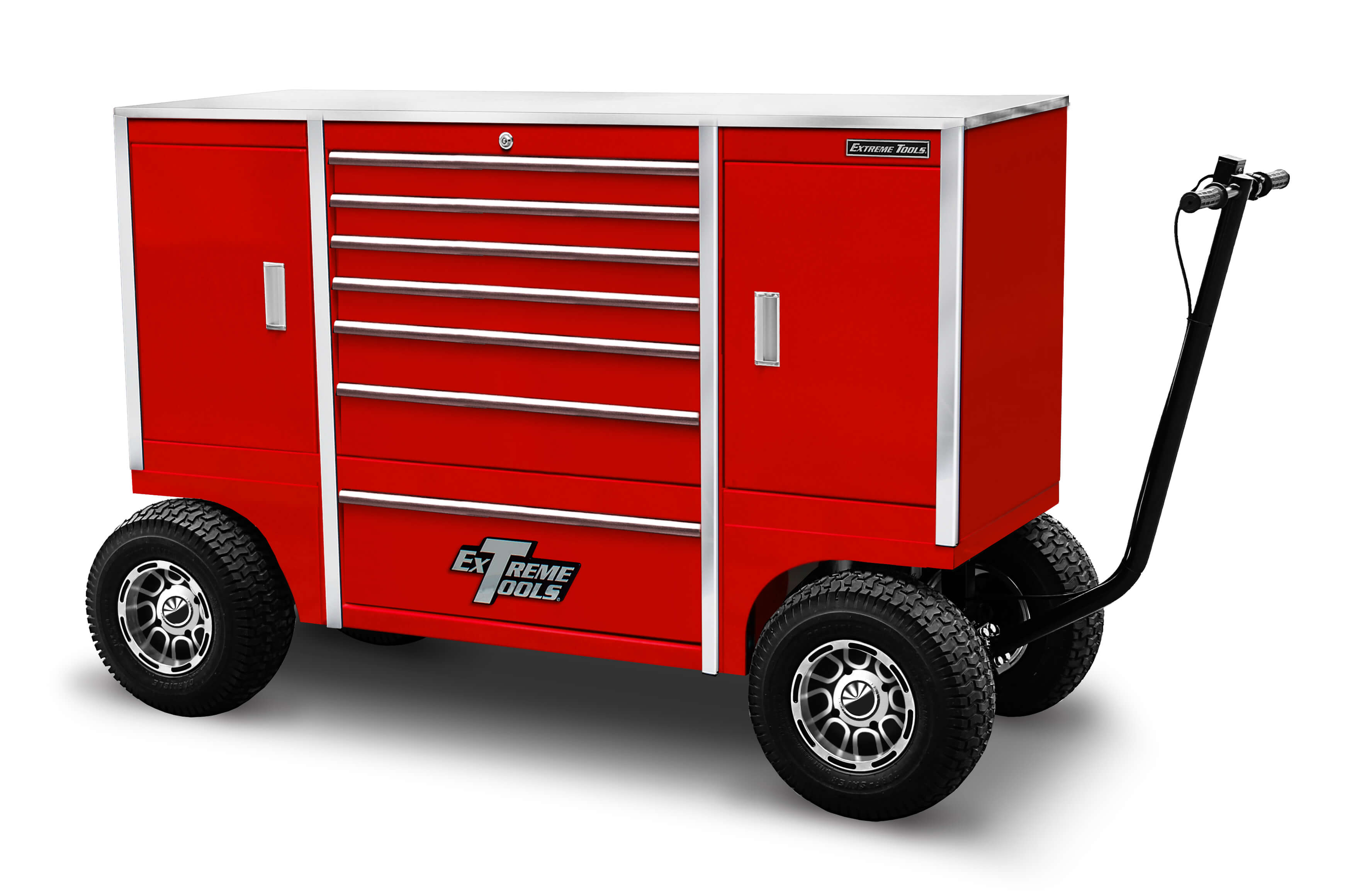 (image for) Extreme Tools® 70" 7 Drawer / 2 Compartment Pit Box - Click Image to Close