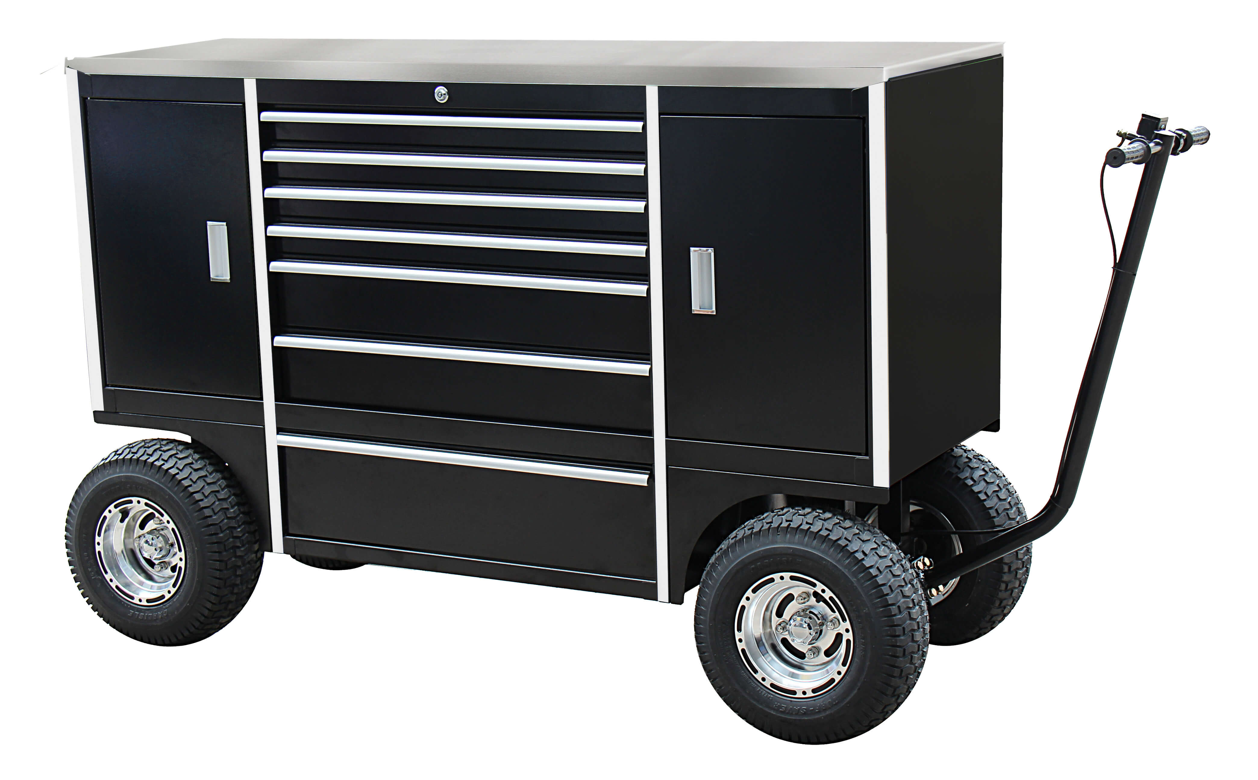 (image for) Extreme Tools® 70" 7 Drawer / 2 Compartment Pit Box - Click Image to Close