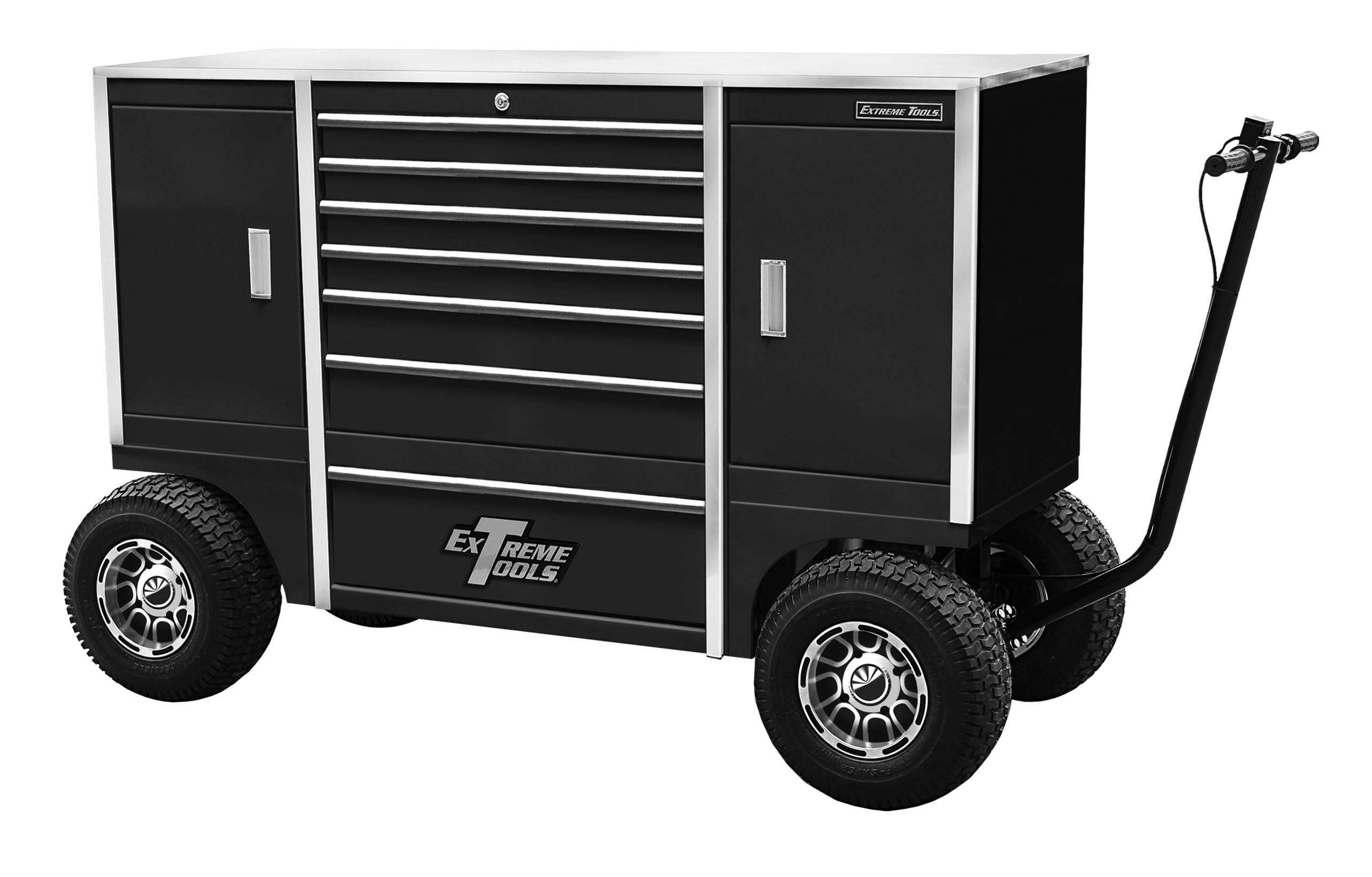 (image for) Extreme Tools® 70" 7 Drawer / 2 Compartment Pit Box - Click Image to Close