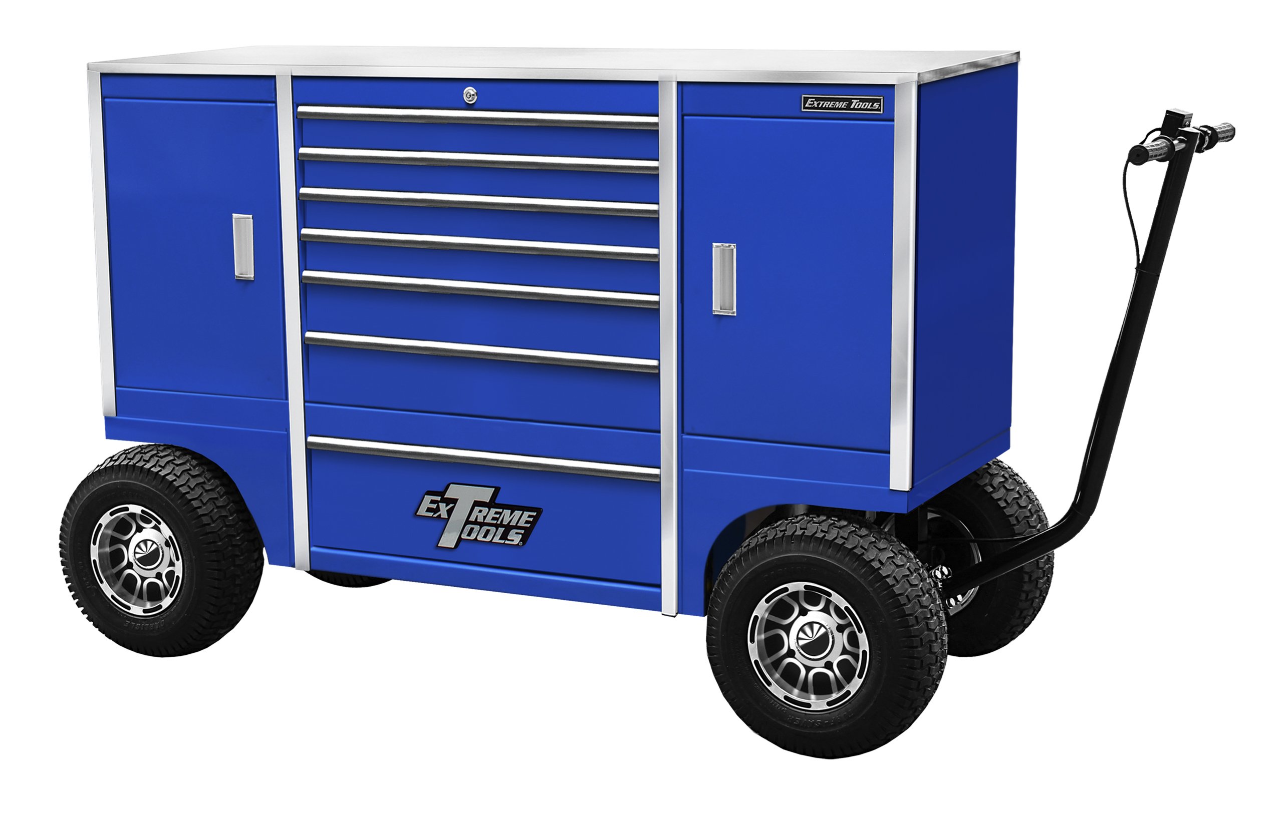 (image for) Extreme Tools® 70" 7 Drawer / 2 Compartment Pit Box - Click Image to Close