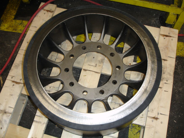 Case IH STX Polyurethane Cast Bolt On Idler Wheel (Replaces 8744110 or 87752138)