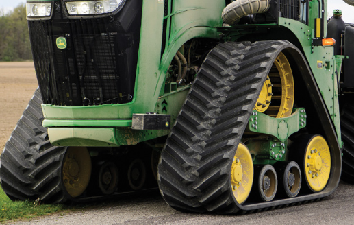 image of track on tractor