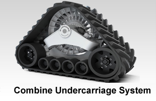 Combine undercarriage systems